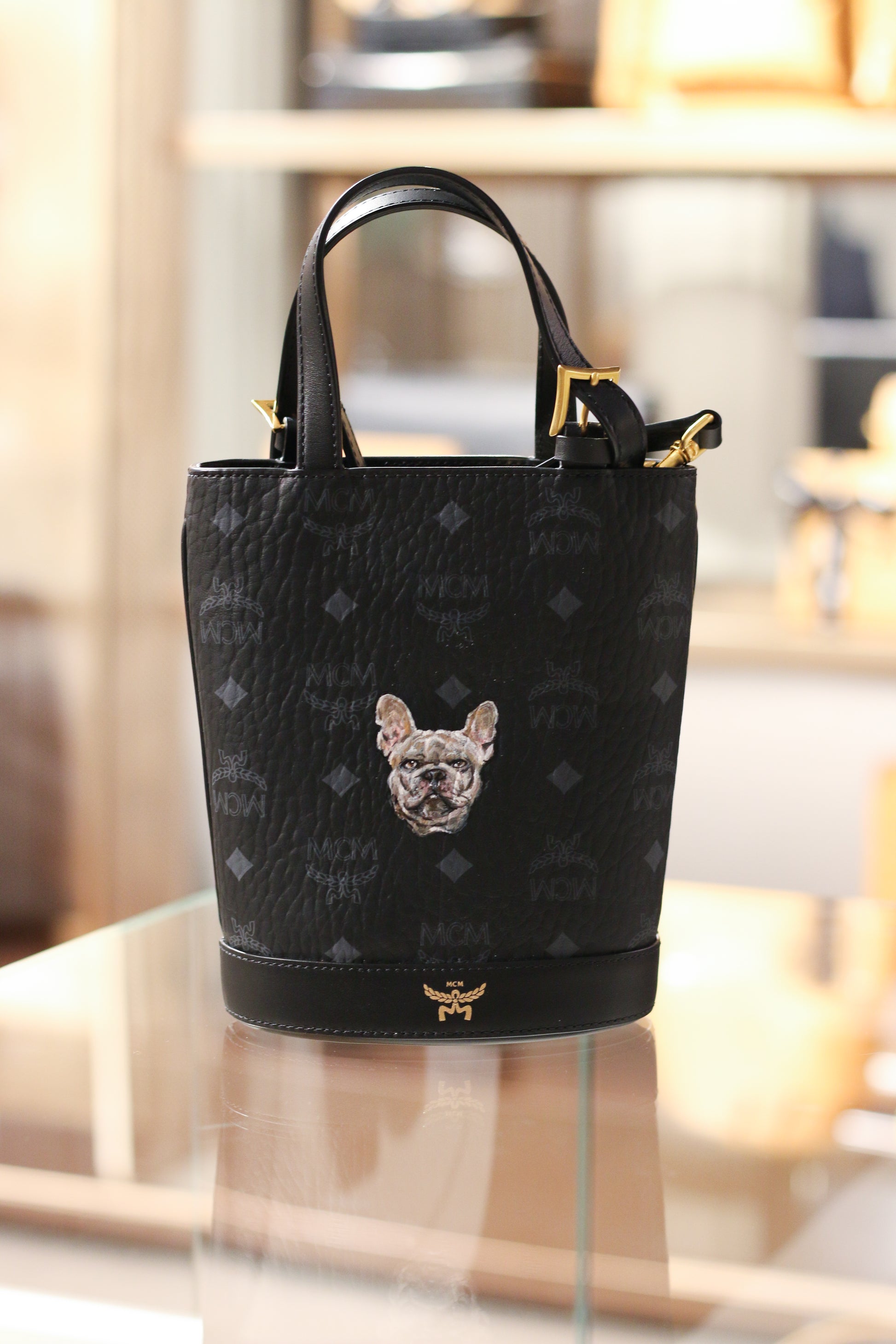 Luxury leather painting London , Hand-painted leather art , Custom leather artwork UK , Bespoke leather artist London , Painted leather accessories , High-end leather design , London , Handcrafted leather gifts, Artist , Aivis Provejs