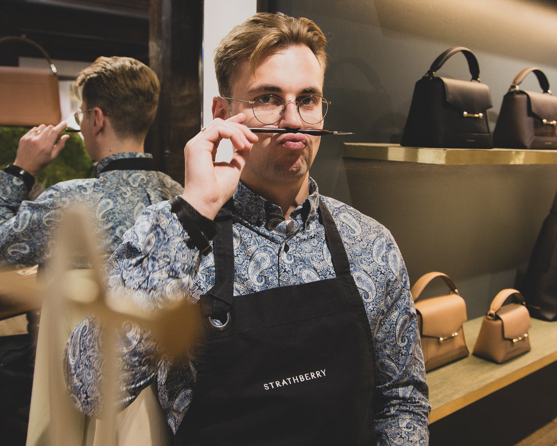 Strathberry at Liberty London: Live Personalisation with Aivis Provejs