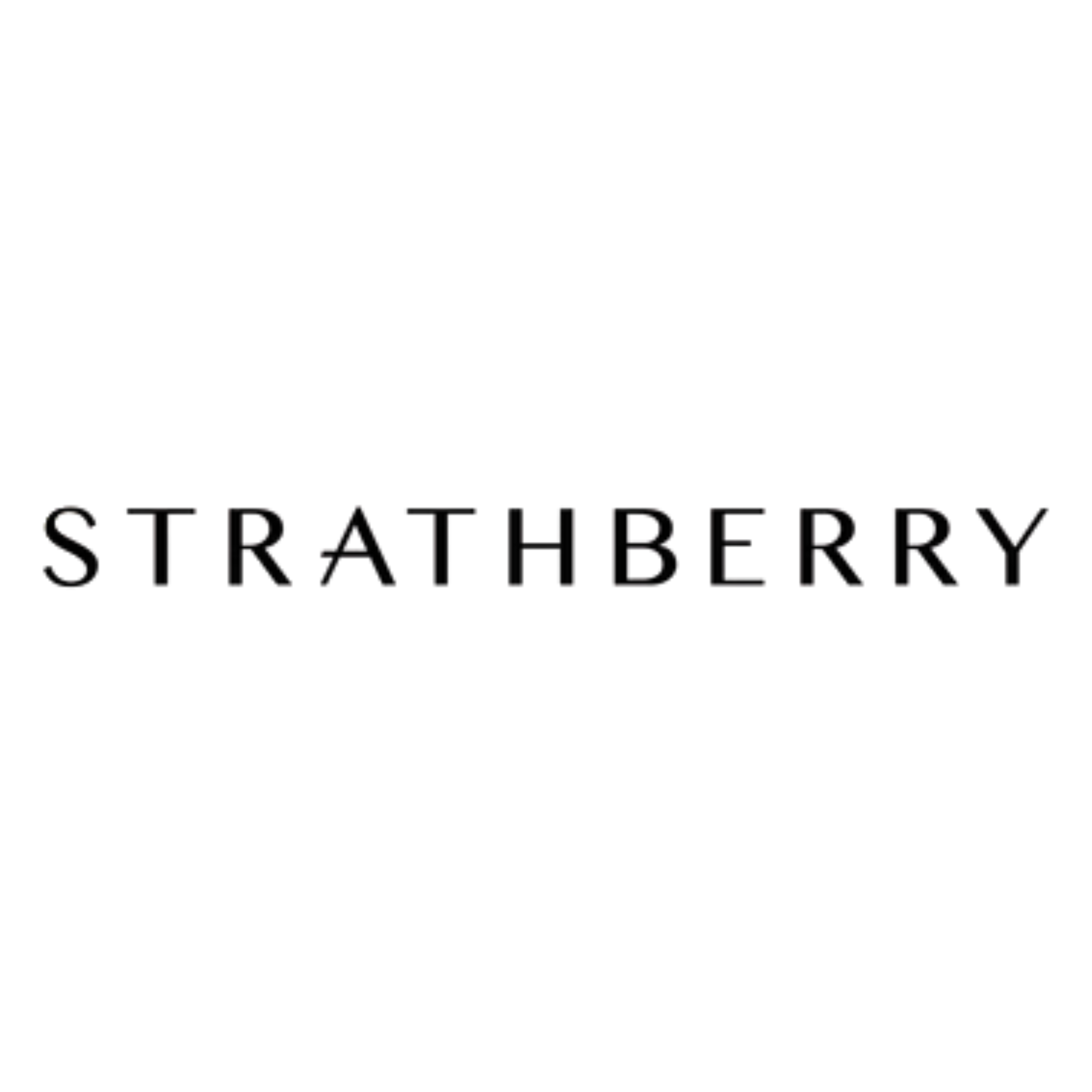 Strathberry luxury handbag brand logo